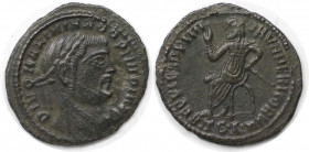 Römische Münzen, MÜNZEN DER RÖMISCHEN KAISERZEIT. Constantine I. (306-337 n. Chr). Bronze 317-318 n.Chr. (1.66 g. 18 mm). Vs.: DIVO MAXIMIANO OPTIMO I...