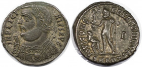 Römische Münzen, MÜNZEN DER RÖMISCHEN KAISERZEIT. Licinius I. (308-324 n. Chr). Follis 317-320 n. Chr. (3.19 g. 20 mm) Vs.: IMP LICINIVS AVG, Drapiert...