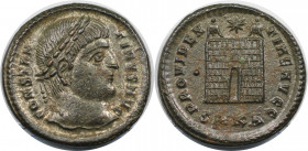 Römische Münzen, MÜNZEN DER RÖMISCHEN KAISERZEIT. Constantinus I. (307-337 n. Chr). Follis 324-325 n. Chr., Cyzicus. (3.45 g. 19 mm) Vs.: CONSTANTINVS...