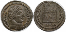 Römische Münzen, MÜNZEN DER RÖMISCHEN KAISERZEIT. Constantinus I. (307-337 n. Chr). Follis 325-326 n. Chr., Antiochia. (2.67 g. 21.5 mm) Vs.: CONSTANT...
