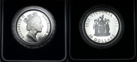Weltmünzen und Medaillen, Australien / Australia. "Victoria". 10 Dollars 1985. 20,0 g. 0.925 Silber. 0.59 OZ. KM 85. Polierte Platte