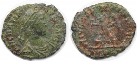 Römische Münzen, MÜNZEN DER RÖMISCHEN KAISERZEIT. Gratianus (367-383 n. Chr). Ae 3 367-368 n. Chr. (1,96 g. 19,5 mm) Vs.: Vs: D N GRATIANVS P F AVG, D...