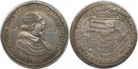 RDR – Habsburg – Österreich, RÖMISCH-DEUTSCHES REICH. Erzherzog Leopold V. (1619-1632). Reichstaler 1621, Hall. Silber. 28,39 g. Dav. 3330, M./T. 422 ...
