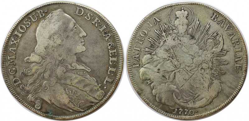 Altdeutsche Münzen und Medaillen, BAYERN / BAVARIA. Maximilian III. Joseph (1745...