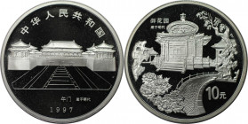 Weltmünzen und Medaillen, China. Palastmuseum in Peking. 10 Yuan 1997. 31,14 g. 0.999 Silber. KM 1096. Polierte Platte, mit Kapsel
