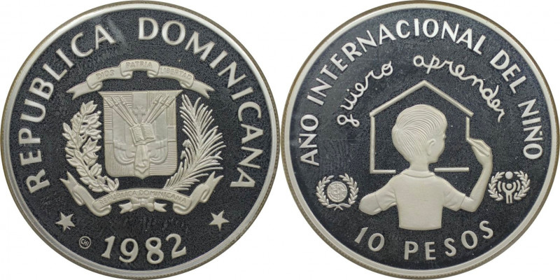 Weltmünzen und Medaillen, Dominikanische Republik / Dominican Republic. "Interna...