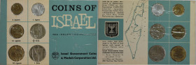 Weltmünzen und Medaillen, Israel, Lots und Sammlungen. Set 1963. KM MS14. Stempelglanz