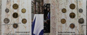 Weltmünzen und Medaillen, Israel, Lots und Sammlungen. Set 2002. KM MS88. Stempelglanz
