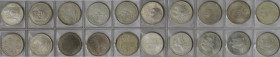 Deutsche Münzen und Medaillen ab 1945, Lots und Samllungen BUNDESREPUBLIK DEUTSCHLAND. Set 10 Stück x10 DM 1998-2001. Stempelglanz. Einzeln in Münzhül...