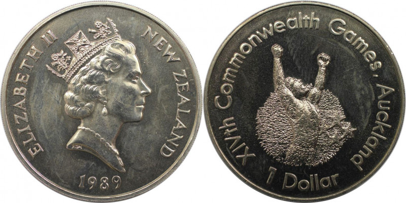 Weltmünzen und Medaillen, Neuseeland / New Zealand. XIV. Commonwealth Games, 199...