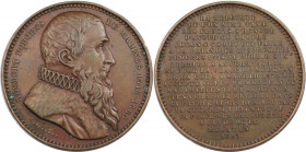 Europäische Münzen und Medaillen, Belgien / Belgium. Bronzemedaille ND, von Jouvenel. Auf den Botaniker Rembert Dodoens (1517-1585). 14,49 g. 35 mm. V...