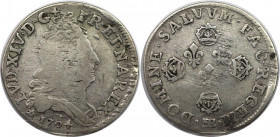Europäische Münzen und Medaillen, Frankreich / France. Louis XIV. 10 Sols-1/8 Ecu 1704 BB. Silber. 2,64 g. KM 348.2. Schön-sehr schön