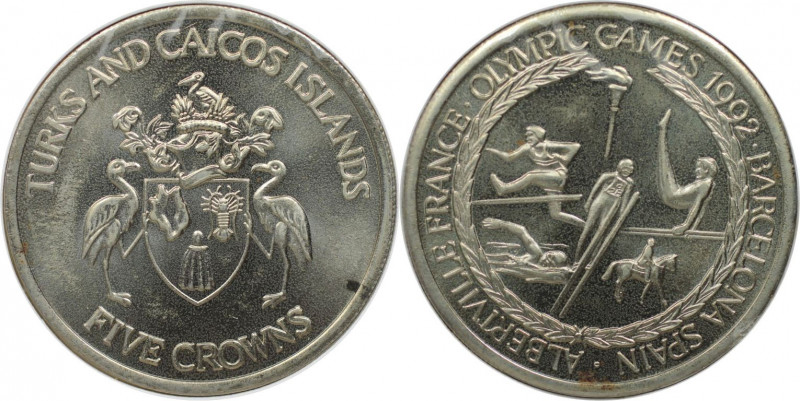 Weltmünzen und Medaillen, Turks und Caicos Inseln / Turks and Caicos Islands. Ol...