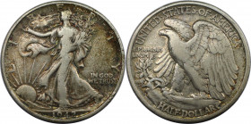 Weltmünzen und Medaillen, Vereinigte Staaten / USA / United States. Walking Liberty Half Dollar 1942 D. Silber. KM 142. Schön-sehr schön