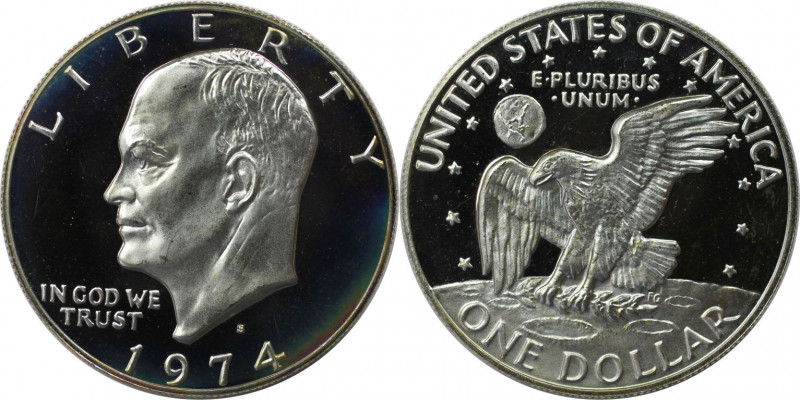 Weltmünzen und Medaillen, Vereinigte Staaten / USA / United States. "Eisenhower ...