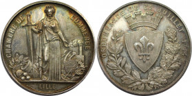 Medaillen und Jetons, Gedenkmedaillen. Frankreich / France. Lille - Chambre de Commerce - Ordonnance du 31 Juillet 1714. Medaille. Signiert: A.Borrel....