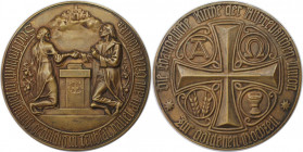 Medaillen und Jetons, Gedenkmedaillen. Deutschland, Medaille der Evangelischen Kirche der Altpreußischen Union "Zur Goldenen Hochzeit", Bronze 240,79 ...