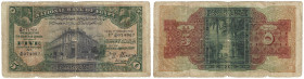 Banknoten, Ägypten / Egypt. 5 Pounds 1944. Pick: 19c. IV-