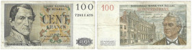 Banknoten, Belgien / Belgium. Leopold I. 100 Francs 11.06.1956. Pick 129b. III