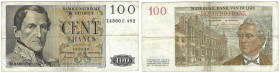 Banknoten, Belgien / Belgium. Leopold I. 100 Francs 15.04.1959. Pick 129c. III
