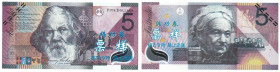 Banknoten, China. Trainings Geld voor Chinese Bank Medewerkers Australie. 5 Dollars. Unc