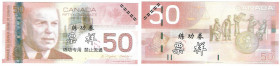 Banknoten, China. Canadees training Bankbiljetten voor personen, Chinese Banken. 50 Dollars. Unc