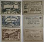 Banknoten, Österreich / Austria, Lots und Sammlungen. Notgeld Alberndorf, Gemeinde. 10, 20, 50 Heller 1920. Katalog Nr.0017Ia1. Lot von 3 Banknoten. I...