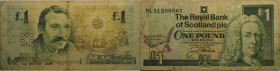 Banknoten, Schottland / Scotland. 1 Pound 1994. P.358. III