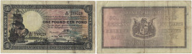 Banknoten, Südafrika / South Africa. 1 Pound 1939. Pick 84e. III