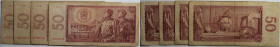 Banknoten, Tschechoslowakei / Czechoslovakia, Lots und Sammlungen. 4 x 50 Korun 1964. Lot von 4 Banknoten. III