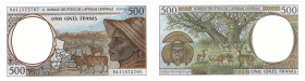 Banknoten, Zentralafrika / Central Africa. 500 Francs 1994 P (Chad). Pick 601 Pb. I
