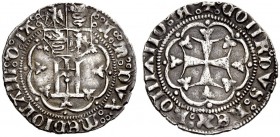 Secondo periodo: dogi a vita e dominazioni straniere, 1339-1528. Filippo Maria Visconti signore, 1421-1435. Grosso, AR 2,47 g. (tre anelli) F (tre ane...