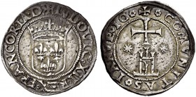 Secondo periodo: dogi a vita e dominazioni straniere, 1339-1528. Luigi XII re di Francia, 1507. Lira, AR 12,09 g. + LUDOVIC’ • XII • REX • FRANCOR’ • ...