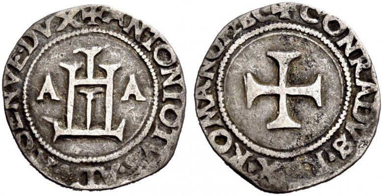 Secondo periodo: dogi a vita e dominazioni straniere, 1339-1528. Antoniotto Ador...