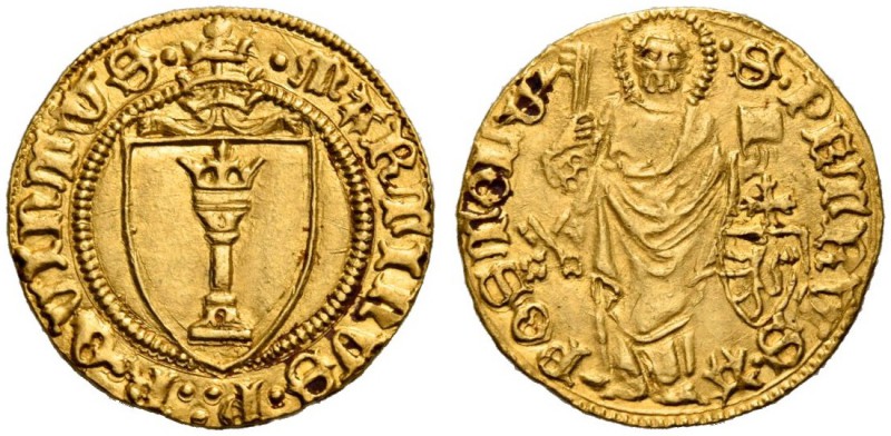 Martino V (Oddone Colonna), 1417-1431. Bologna. Ducato papale (1424-1426), AV 3,...