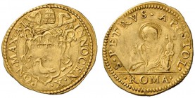 Innocenzo X (Giovanni Battista Pamphilj), 1644-1655. Scudo anno I, AV 3,13 g. INNOCEN X – PON M A I Stemma sormontato da triregno e chiavi decussate. ...