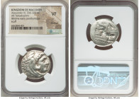 MACEDONIAN KINGDOM. Alexander III the Great (336-323 BC). AR tetradrachm (26mm, 9h). NGC VF, brushed, scuff. Late lifetime-early posthumous issue of P...