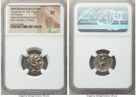 MACEDONIAN KINGDOM. Alexander III the Great (336-323 BC). AR drachm (17mm, 11h). NGC XF. Posthumous issue of Colophon, 310-301 BC. Head of Heracles ri...