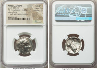 ATTICA. Athens. Ca. 440-404 BC. AR light-weight specimen tetradrachm (23mm, 16.83 gm, 9h). NGC Choice XF 5/5 - 3/5. Mid-mass coinage issue. Head of At...