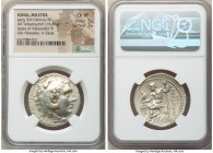 IONIA. Miletus. Ca. late 3rd-early 2nd centuries BC. AR tetradrachm (30mm, 16.81 gm, 12h). NGC Choice VF 5/5 - 3/5. Late posthumous issue in the name ...
