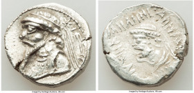 ELYMAIS KINGDOM. Kamnaskires V (ca. 54-32 BC). BI tetradrachm (24mm, 15.61 gm, 11h). About XF. Seleucia ad Hedyphon. Diademed, draped bust of Kamnaski...