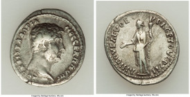 PONTUS. Amisus. Hadrian (AD 117-138). AR drachm (18mm, 3.15 gm, 7h). Choice VF, die shift. Dated Civic Year 168 (AD 136/7). AYT KAI TPA AΔPI-ANOC CEB ...