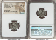 Domitian, as Augustus (AD 81-96). AR denarius (19mm, 3.19 gm, 6h). NGC XF 5/5 - 2/5. Rome, 1 January-13 September AD 95. IMP CAES DOMIT AVG-GERM P M T...