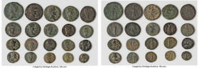 ANCIENT LOTS. Roman Provincial. Lot of twenty (20) AE issues. Fine-VF. Includes: Twenty Roman Provincial AE issues, various cities, rulers, and themes...