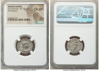 ANCIENT LOTS. Roman Imperial. Ca. late 2nd-early 3rd century AD. Lot of five (5) AR denarii. NGC VF-Choice XF, edge bend. Includes: Five Roman Imperia...