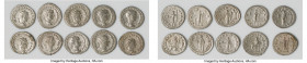 ANCIENT LOTS. Roman Imperial. Lot of ten (10) AR antoniniani. Choice VF-Choice AU. Includes: Ten Roman Imperial AR antoniniani, various rulers and typ...