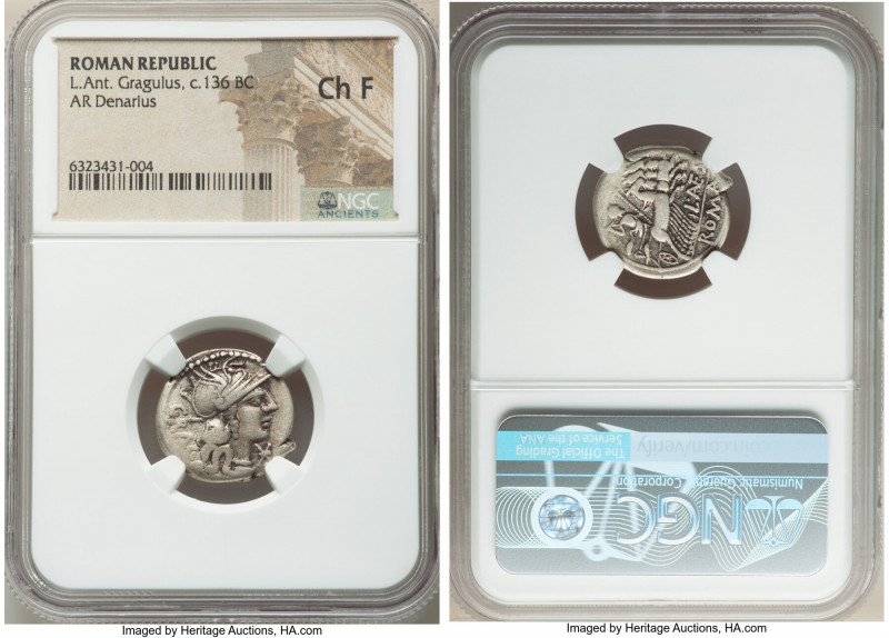 ANCIENT LOTS. Mixed. Lot of four (4) AR and AE issues. NGC Choice Fine-XF. Inclu...