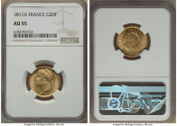 Napoleon gold 20 Francs 1811-A AU55 NGC, Paris mint, KM695.1. An Almost Uncirculated coin with pale-gold surfaces. 

HID09801242017

© 2022 Heritage A...