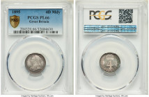 Victoria 4-Piece Certified Prooflike Maundy Set 1895 PCGS, 1) Penny - PL66, KM775 2) 2 Pence - PL67, KM776 3) 3 Pence - PL66, KM777 4) 4 Pence - PL66,...