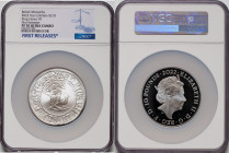Elizabeth II silver Proof "King Henry VII" 10 Pounds (5 oz) 2022 PR70 Ultra Cameo NGC, KM-Unl. Mintage: 281. British Monarchs series. First releases. ...